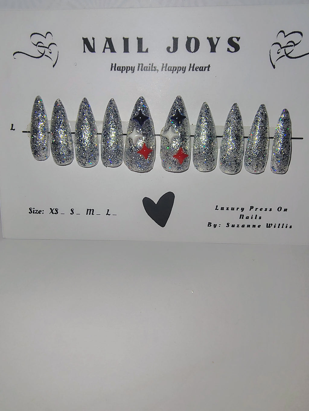 Stars & Sparkle Press-On Nail Set