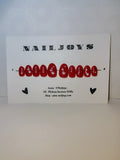 Red Alert Star Press-On Nail Set