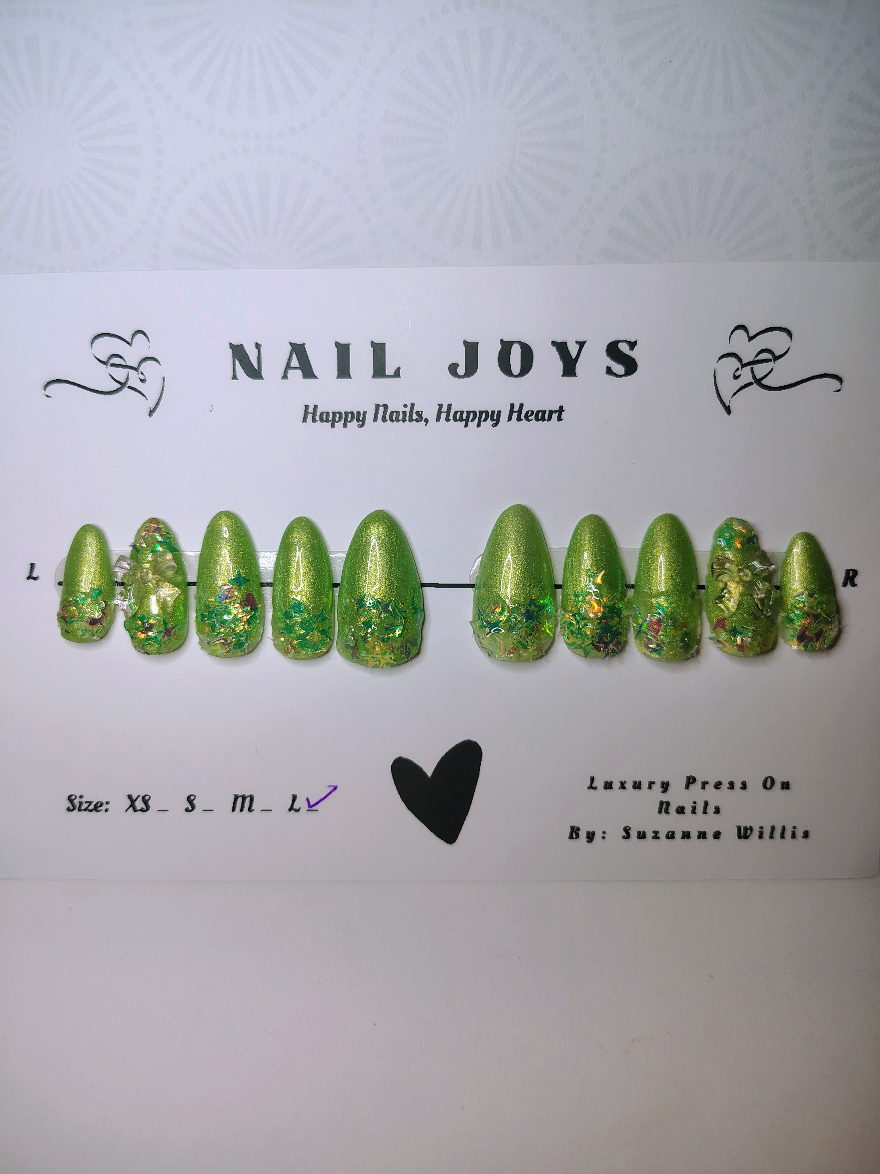 Lime Light Luxe Press-On Nails